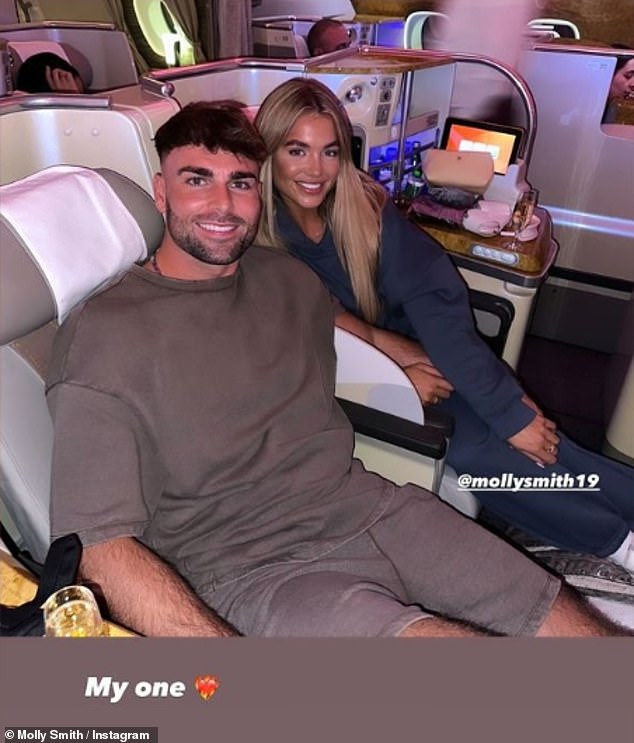Love Island's Molly Smith was rushed to hospital with a mystery illness days before traveling to Dubai with her boyfriend Tom Clare on Sunday.
