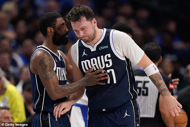 Luka Doncic said after the Mavs' loss on Sunday that he needs to help Kyrie Irving more