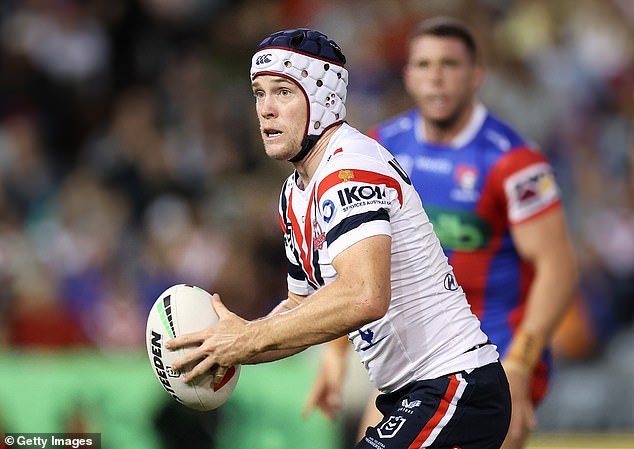 Keary (pictured playing for the Roosters against Newcastle earlier this month) will soon announce he will retire at the end of the season.