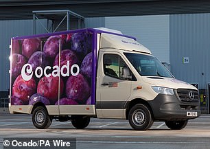 Delivery of the goods: Sales at Ocado were up 13% in the 12 weeks to March 23 on a year earlier, while M&S rose 11.2%,