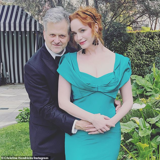 Christina Hendricks, 48, married her fiancé George Bianchini in a ceremony in New Orleans on Saturday.