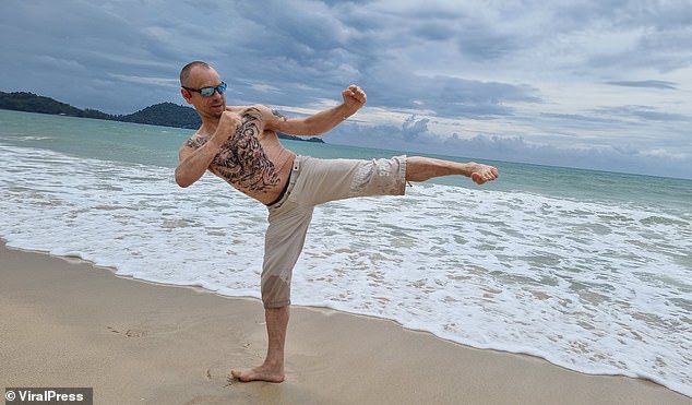 Malcolm Ayles, 58, from Grovedale in Victoria, is a Karate instructor.