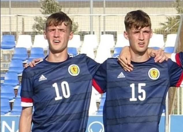 The pair had previously played together for Scotland at youth level, although Jack (left) has now switched allegiances to represent England.