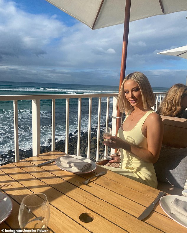 Jessika Power (pictured) has revealed plans to return to Australia.  The Married At Fight Sight star moved to the UK in 2021 and has made a career as a reality star after appearing on the sixth series of the matchmaking show in 2019.