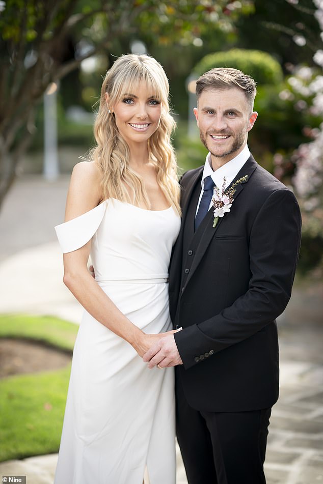 Married at First Sight contestant Madeleine Maxwell, 33 (left), has shared the real reason she broke down during her infamous 'cow scene' with husband Ash Galati, 30 (right).
