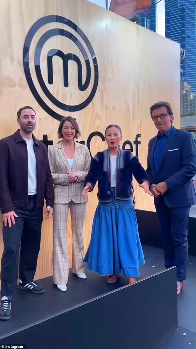 Masterchef Australia fans criticized Nat Thaipun for winning the season premiere task with a dish that wasn't cooked.  (Pictured: the MasterChef Australia judges)