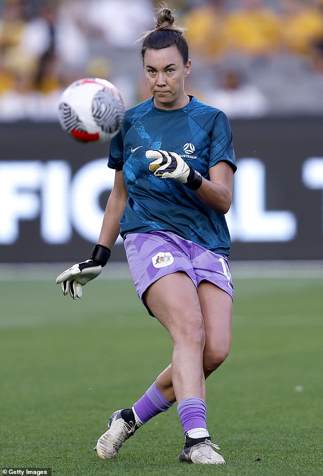 Matildas goalkeeper Mackenzie Arnold has confirmed she will trial the use of headphones on the pitch as anticipation builds for the Paris Olympics.