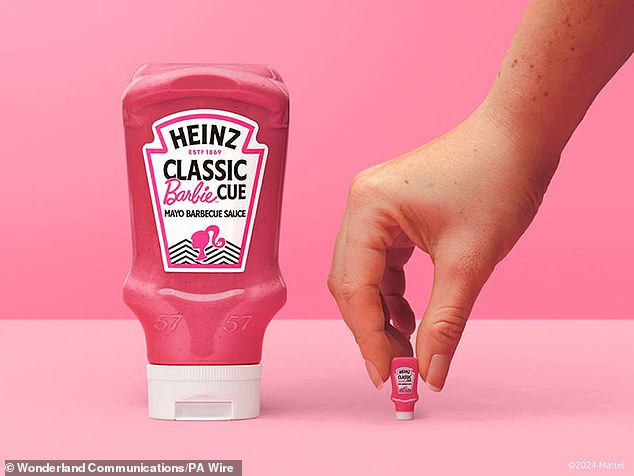 Heinz and Mattel's Barbie have joined forces to launch Heinz Classic Barbiecue sauce: a limited-edition pink vegan mayonnaise with BBQ sauce.