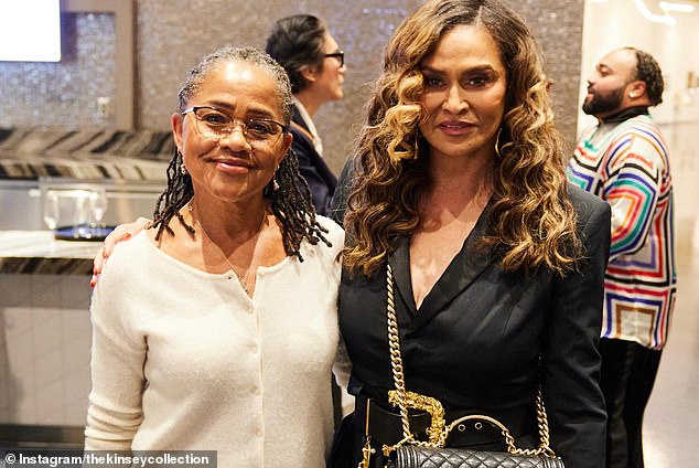 Moms of the moment: Meghan Markle's mother Doria Ragland was seen posing with Beyoncé's mother Tina Knowles at a star-studded event hosted by the Duke and Duchess of Sussex.
