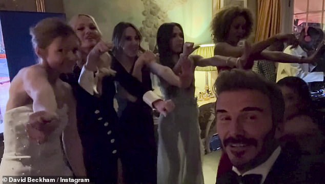 The Spice Girls came together to celebrate Posh Spice's milestone birthday at a lavish and exclusive party where guests enjoyed dinner, fizz and cocktails, and danced into the early hours of the morning.