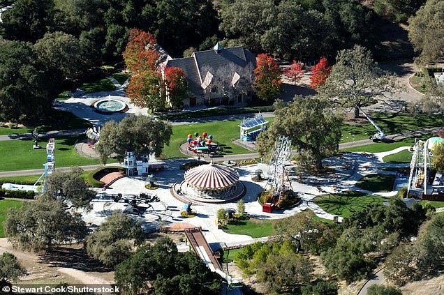 Neverland in 2003, two years before Jackson sold it and six years before his death.