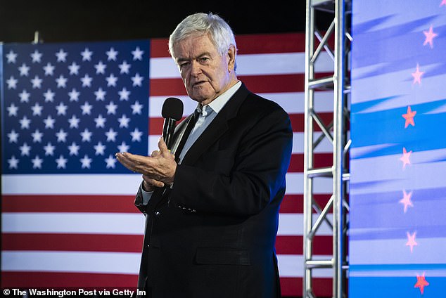 Former Republican Party Chairman Newt Gingrich praised the way Johnson has handled leadership amid party infighting.