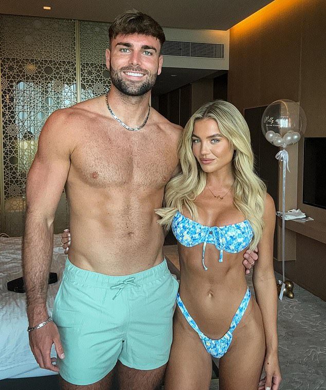 Molly Smith and Tom Clare showed off their incredibly toned bodies as they shared loving snaps on Instagram on Sunday during their couple's first vacation to Dubai.