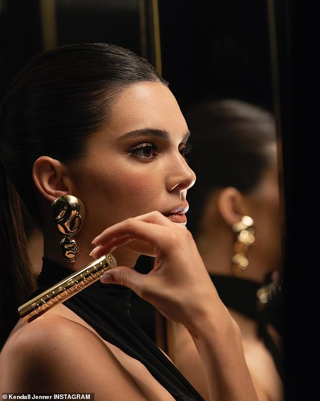 Kendall appears in the photo for L'Oreal; She signed a lucrative £11 million deal last year