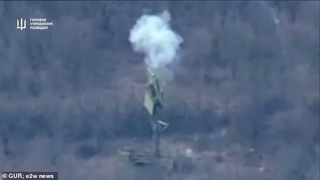 The Podlyot radar complex was attacked by a Ukrainian drone earlier this week and footage showed how the system was devastated.