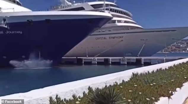 The cruise ship Celestyal Journey was making a routine arrival at the port of Kusadasi, Turkey, last week when it struck the concrete pier with its bulbous bow.