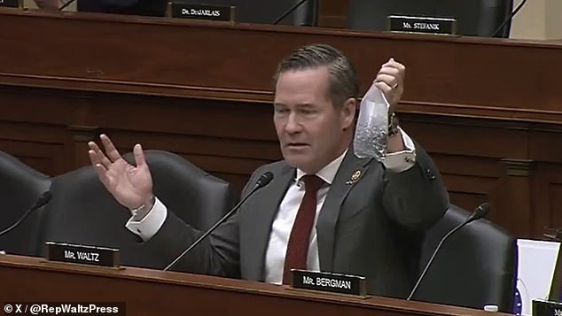 Florida Congressman Mike Waltz criticized US Air Force Secretary Frank Kendall for excessive military spending, using a $90,000 bag of shell casings as an example.