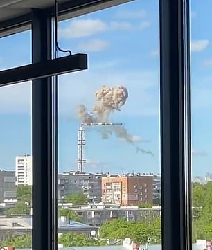 Russian airstrike destroys Kharkiv television tower