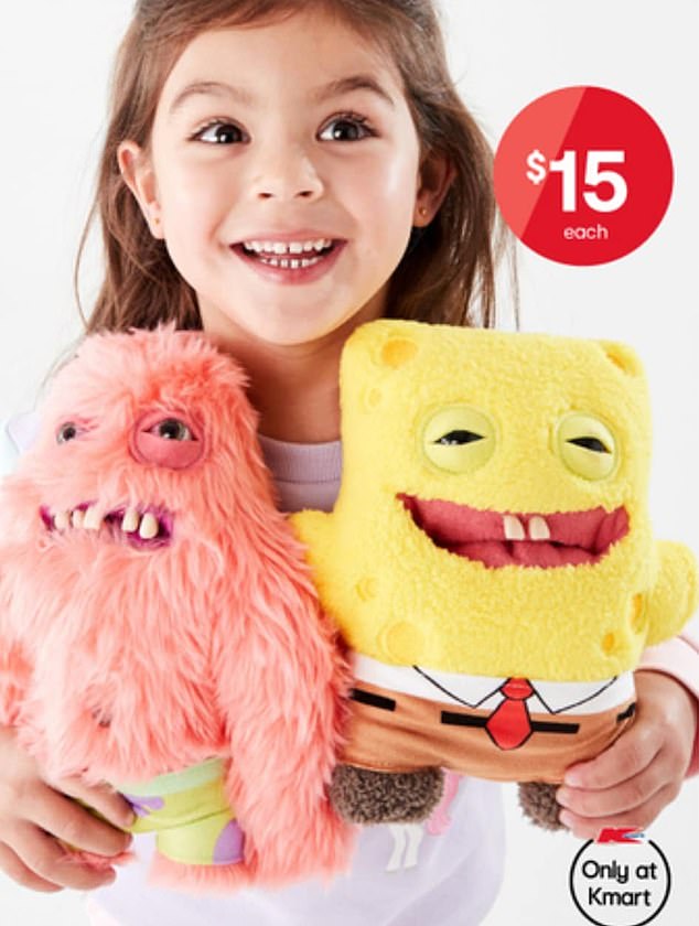A mum was left horrified to see Kmart's newest 'SpongeBob and Patrick' toys.