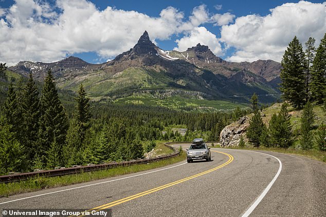 An All-American National Scenic Byways on the border of Montana and Wyoming
