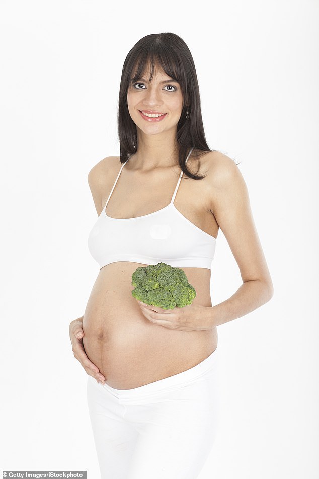 Researchers have discovered that a phytochemical found in cruciferous vegetables, including Brussels sprouts, cauliflower, kale and radishes, can be transferred through breast milk.  In the photo: archive photo