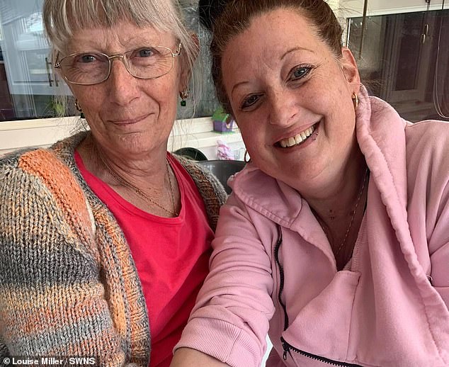 Sharon Taffs (left), pictured with her daughter Louise Miller, died aged 68 in December from breast cancer.