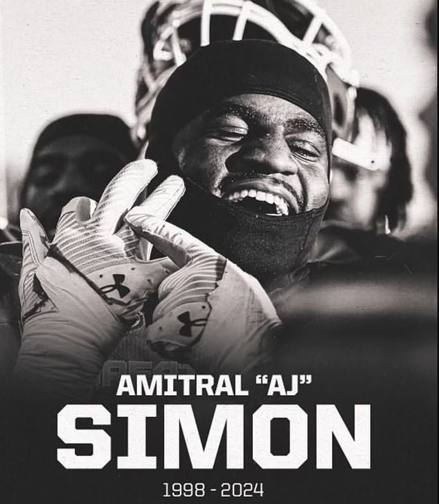 Former Albany star Amitral 'AJ' Simon has tragically died at the age of just 25