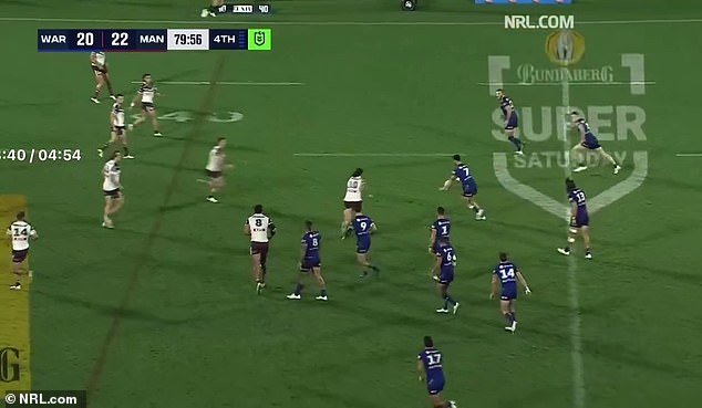 With three seconds left in the game, the Warriors received a controversial penalty