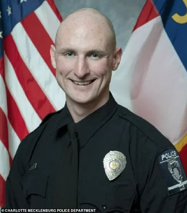 Charlotte Police Officer Joshua Eyer died Monday night.  He was one of four officers killed.