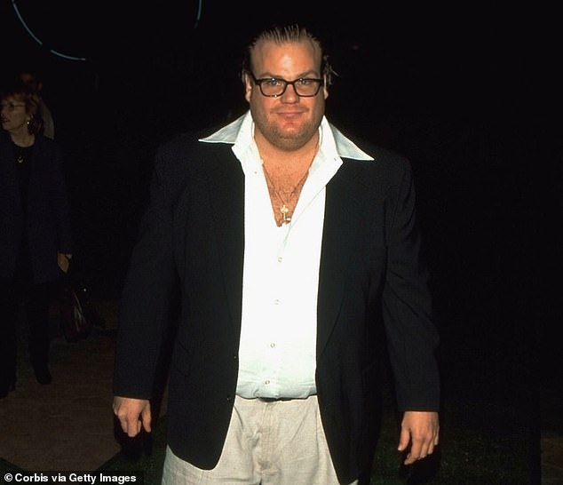 The SNL star tragically died of a drug overdose in 1997, at the age of 33 (pictured in 1996).