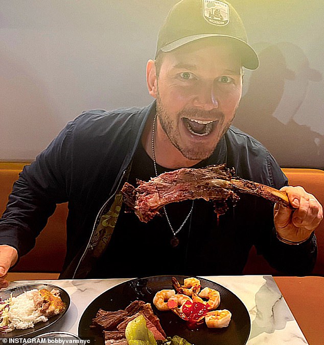 Chris Pratt was photographed eating a steak last year, as steakhouses say their steaks are safe to eat and there are no warnings from officials about bird flu on their meat.