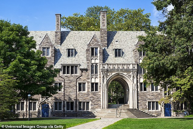 Ivy League universities offered the highest return on investment ten years after enrollment.  Pictured is Lockhart Hall at Princeton University.  It had the highest return on investment of any Ivy League at $340,000.
