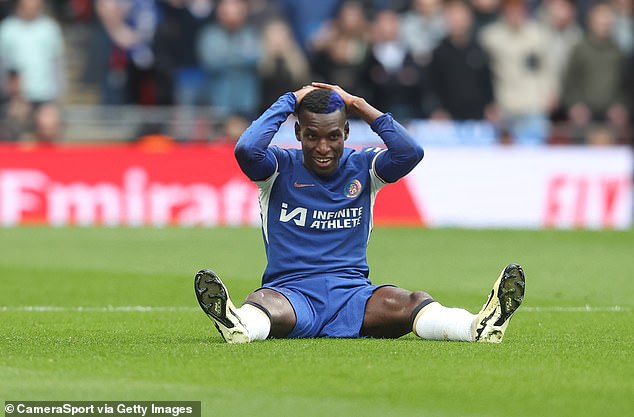 Nicolas Jackson had an afternoon to forget as Chelsea lost in the FA Cup semi-final to Man City.