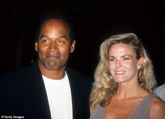 OJ Simpson and his ex-wife Nicole Brown Simpson were photographed on March 16, 1994 at a screening of their film Naked Gun 33 1/3 premiere in Los Angeles, less than three months before the murders.