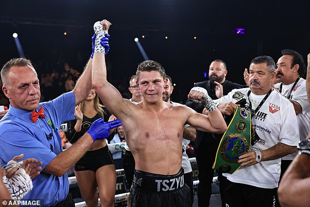 Nikita Tszyu extended his undefeated record with another victory on Wednesday
