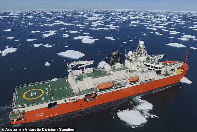 The RSV Nuyina was purchased by taxpayers as part of Australian scientific research efforts in Antarctica.