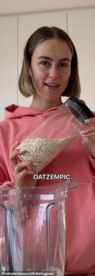 The Australian model, 30, took to Instagram on Wednesday to condemn the viral 'Oatzempic' trend and share the dangerous impact it can have on the body.