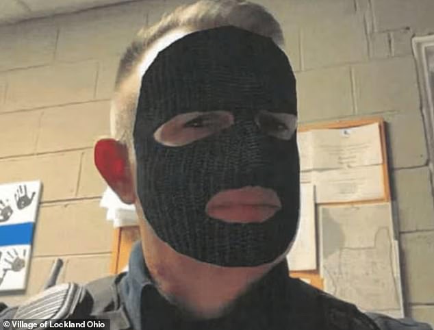 Ohio police officer Michael Resckhe was fired for posting a Snapchat photo using a 'balaclava' filter that the mayor said had 'troubling racial overtones.'