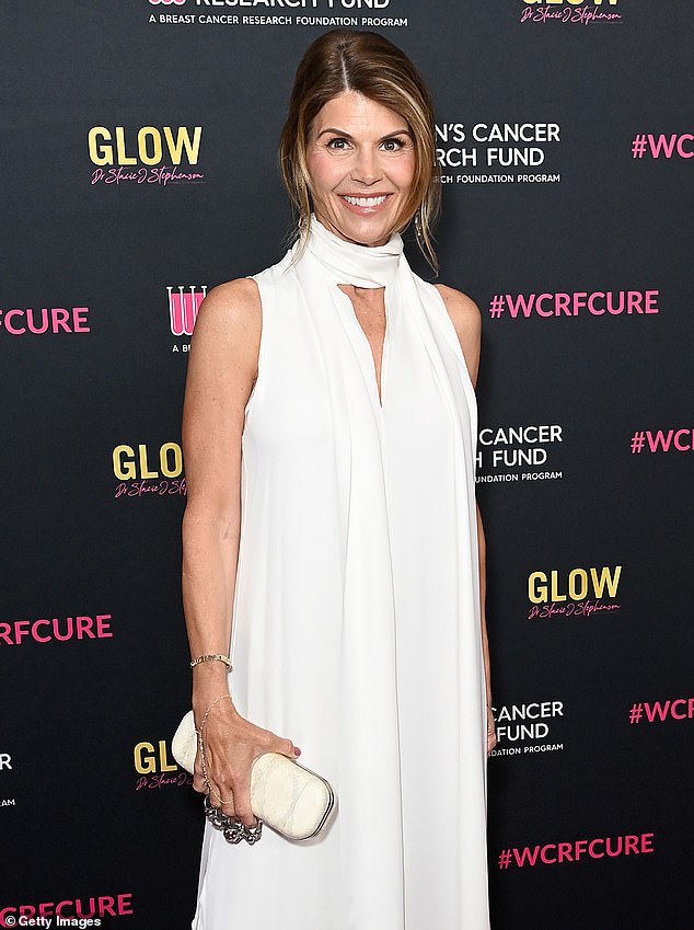 Olivia attended the Women's Cancer Research Fund's An Unforgettable Evening benefit in Beverly Hills earlier this month with her mother Lori Loughlin, shown at the event.