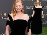 Olivier Awards 2024 Sarah Snook surprises in a black velvet