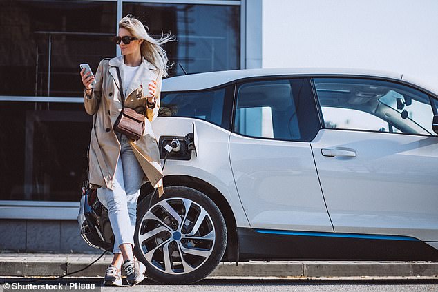 Research by Pureprofile found that more than half of Australian drivers intend to buy a new car in the next year, with 30 per cent planning to buy an electric model (file image).