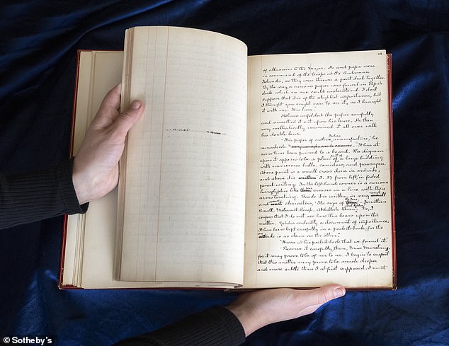 Only handwritten draft of Sir Arthur Conan Doyles second Sherlock