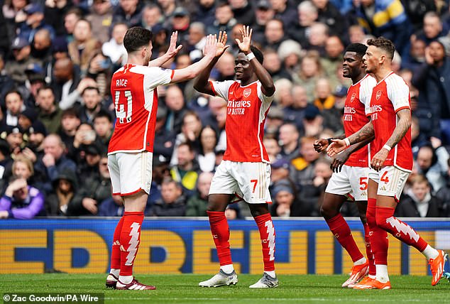 Arsenal are four points clear at the top of the Premier League after beating Tottenham