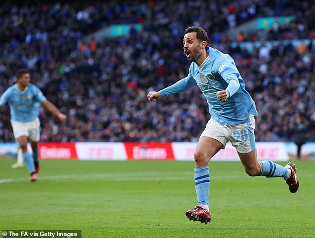 Bernardo Silva's late goal ensured Manchester City's place in the FA Cup final