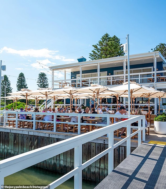 The Joey, in Palm Beach, also known as Barrenjoey Boatshed, is currently open from 7am to 4pm daily and until 10pm on Fridays and Saturdays during daylight saving time.