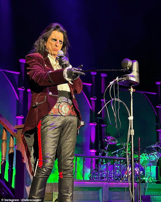 The updated line-up for the Pandemonium Rocks festival has been announced, and several headline acts have been removed from the shows.  Pictured: main act Alice Cooper