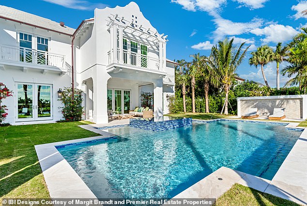 584 Drive, a recently completed Palm Beach mansion with infinity pool, is available to the right buyer for $34.5 million