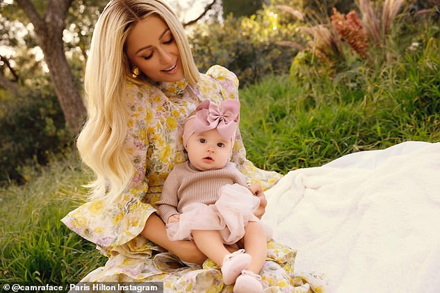 Paris Hilton has shared the adorable first photos of her baby daughter London