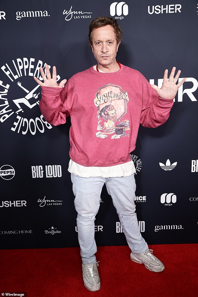 Pauly Shore, 56, is being sued in Los Angeles after a patron of his iconic club, the Comedy Store, claimed they were brutally assaulted by bouncers in December 2023, according to The Blast;  seen on February 11 in Las Vegas