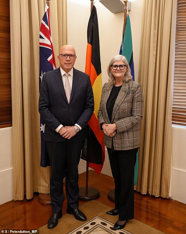Peter Dutton approached Australia's next governor-general for a photograph, just weeks after he appeared unconcerned about her controversial appointment.